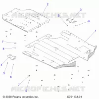 CHASSIS, SCIARED PLATES