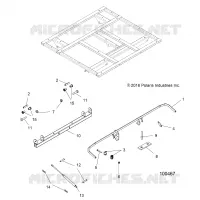 BODY, DUMP BOX LEVER AND SHOCK MONTAGGIO