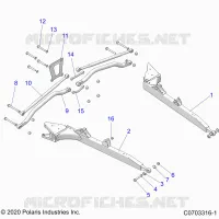 SOSPENSIONE POSTERIORE CONTROL ARMS