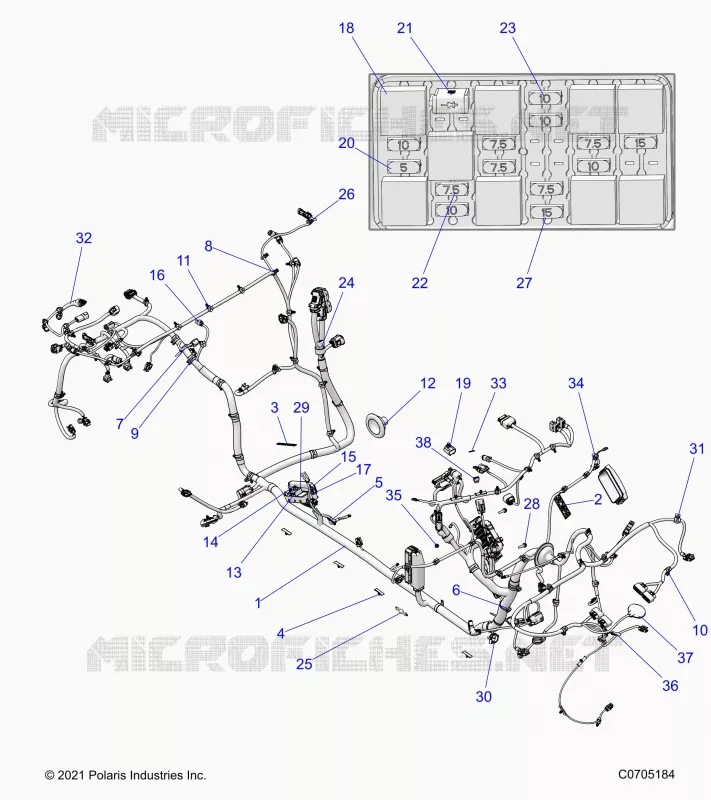 ELETTRICO, WIRE HARNESS, CHASSIS