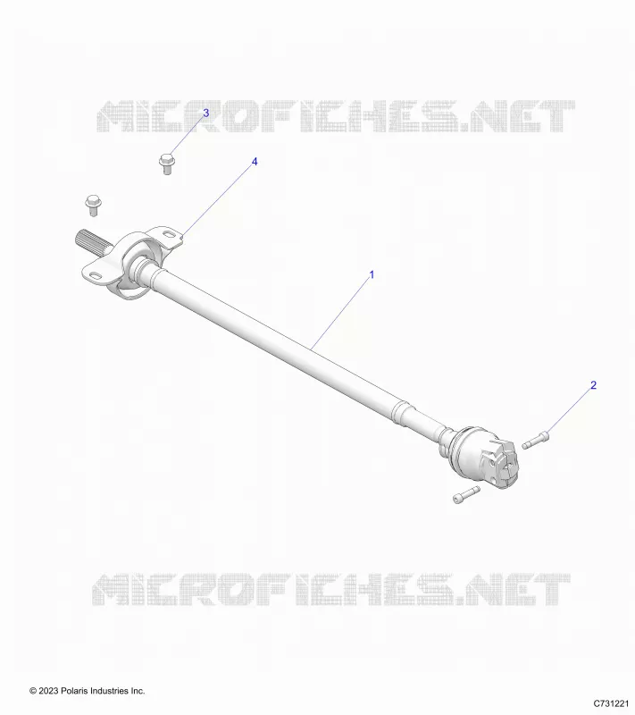 TRASMISSIONE, FRONT PROP SHAFT