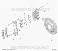 BRAKES, PINZA FRENO ANTERIORE