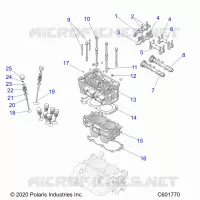 ENGINE, CYLINDER/TESTA CILINDRO ASM.