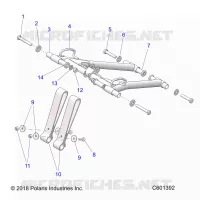 SUSPENSION, ANTERIORE COPPIA ARM
