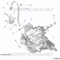 TRASMISSIONE, MAIN GEARCASE MOUNTING