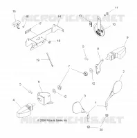 FRECCIA LAMPEGGIATORE / CLAXSON / SPECCHIETTO
