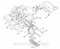 POSTERIORE CAB   SEDILE XPLORER 400L W969140 (4935983598A006)