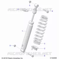 SUSPENSION, SHOCK ANTERIORE