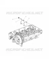 ENGINE, CARBURANTE PUMP FITTING COVER