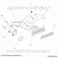 ENGINE, IMPIANTO DI SCARICO, HEADPIPE AND RELATED