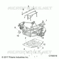 CHASSIS, TELAIO PRINCIPALE AND SKID PLATES
