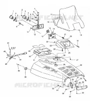 CAPPA DI MONTAGGIO 500 EFI / 0930674 and  500 EFI SKS / 0930574 (4922962296005A)