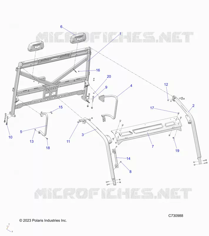 CHASSIS, CAB TELAIO