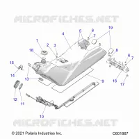 SISTEMA DI ALIMENTAZIONE CARBURANTE, FUEL TANK ASM.