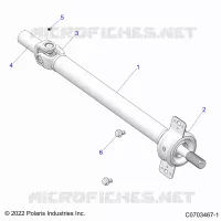 TRASMISSIONE, PROP SHAFT,MID, BEARING