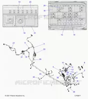 ELETTRICO, WIRE HARNESS, CHASSIS, STANDARD
