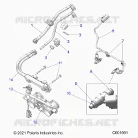 SISTEMA DI ALIMENTAZIONE CARBURANTE, RAIL, LINES AND THROTTLE BODY