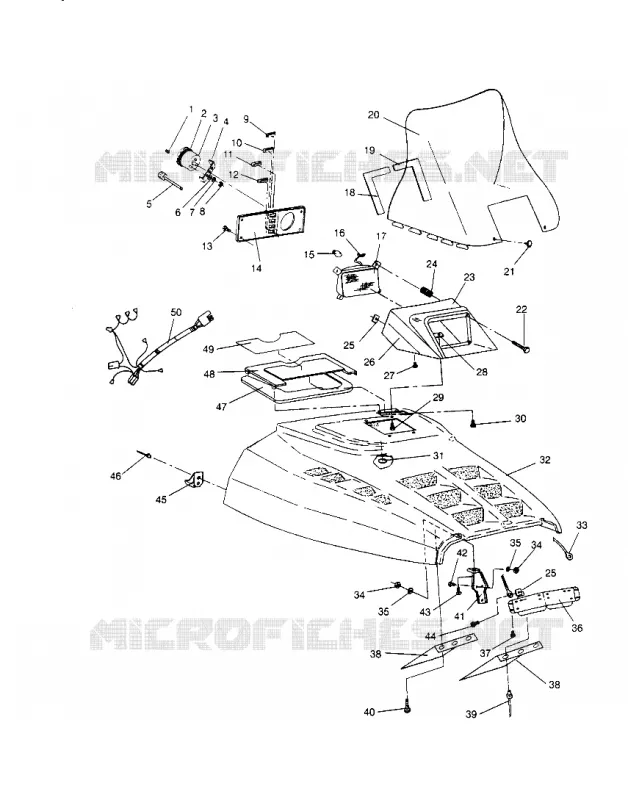 CAPPA DI MONTAGGIO SPORT 0950443, SPORT TOURING 0950243  and EUROPEAN SPORT TOUR (4928822882A012)