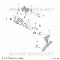 BRAKES, PINZA FRENO POSTERIORE
