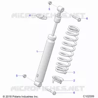 SUSPENSION, SHOCK ANTERIORE