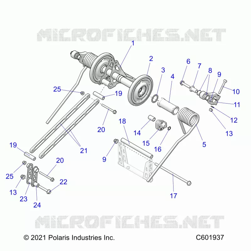 SUSPENSION, POSTERIORE COPPIA ARM