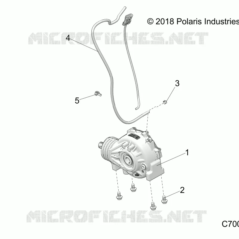 TRASMISSIONE, FRONT GEARCASE