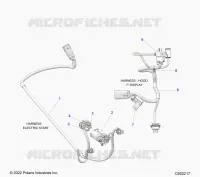 ELETTRICO, WIRE HARNESS, HOOD, ELECTRIC START