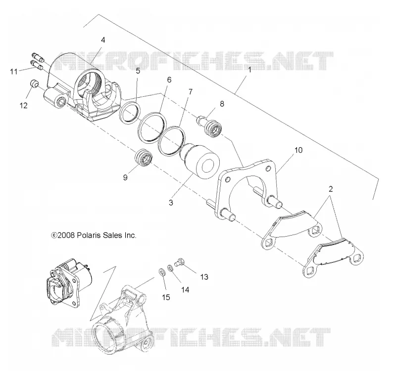 FRENO POSTERIORE CALIPER