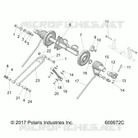 SUSPENSION, TORQUE ARM, REAR