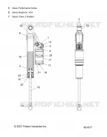 SUSPENSION, AMMORTIZZATORE POSTERIORE TRACK (7045864)