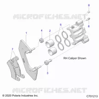 FRENO ANTERIORE CALIPER