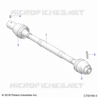 TRASMISSIONE, FRONT PROP SHAFT