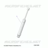SUSPENSION, AMMORTIZZATORE POSTERIORE TRACK
