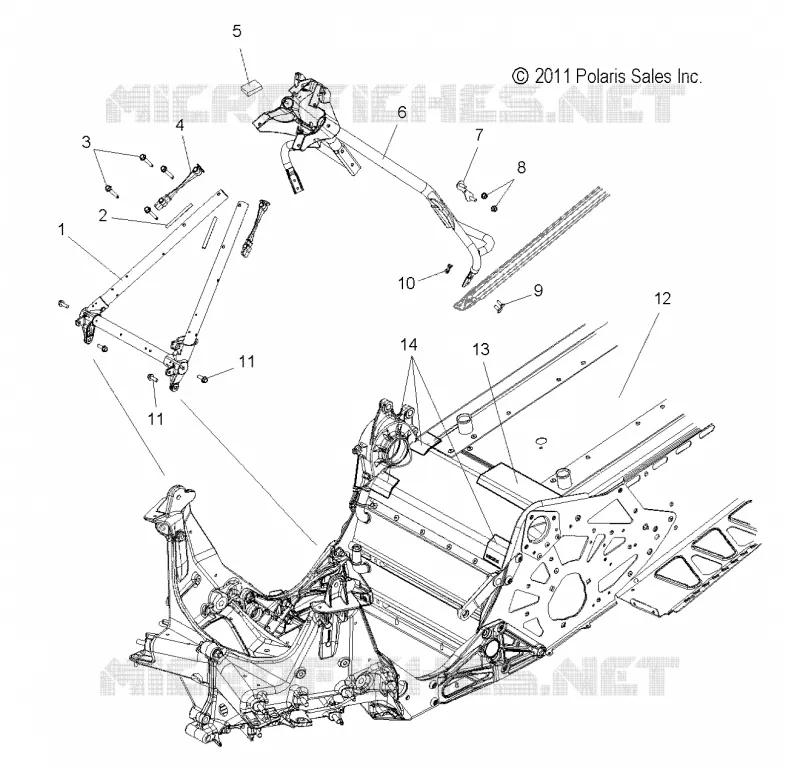 TELAIO, TELAIO ASM. and OVER STRUCTURE (600/155 Inch)