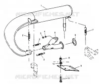 IMPIANTO DI SCARICO 500 EFI SKS 0962574, 500 EFI RMK 0962974, and EUROPEAN 500 E (4931983198C004)