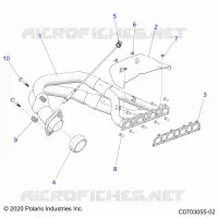 ENGINE, IMPIANTO DI SCARICO, HEADPIPE AND RELATED