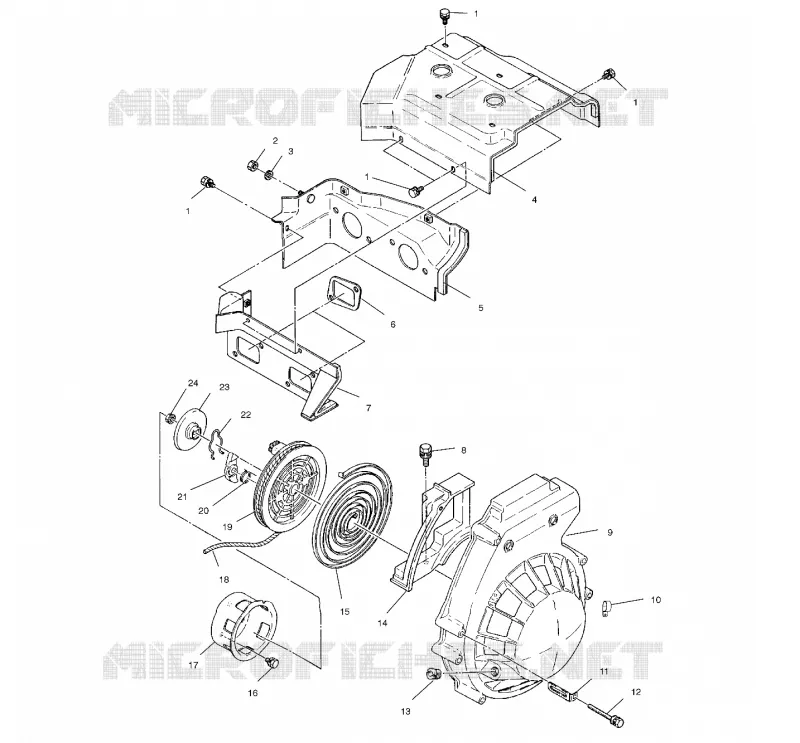 VENTILATORE HOUSING   RINCULO
