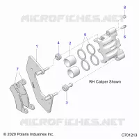 FRENO ANTERIORE CALIPER
