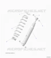 SUSPENSION, REAR SHOCK MONTAGGIO- R23TAA99A1/TAE99A1/A9 (C701218-02)