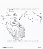SISTEMA DI ALIMENTAZIONE CARBURANTE, FUEL TANK ASM.