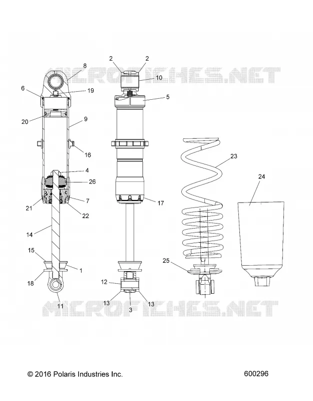 SHOCK ANTERIORE PISTA (7044404)