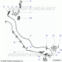 TRASMISSIONE, GEAR SELECTOR AND THROTTLE CABLE