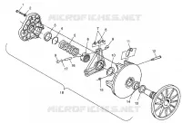 TRASMISSIONE FRIZIONE 700 XCR 0985678(A) and EUROPEAN 700 XCR E985678 (4943114311B014)