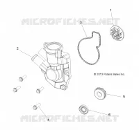 MOTORE, WATERPUMP IMPELLER AND COVER