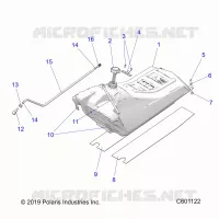 SISTEMA DI ALIMENTAZIONE CARBURANTE, FUEL TANK ASM.