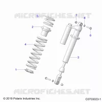 SUSPENSION, SHOCK ANTERIORE MOUNTING, STANDARD/PREMIUM