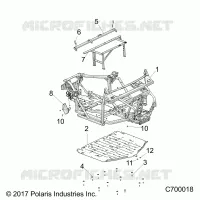 CHASSIS, TELAIO PRINCIPALE AND SKID PLATES