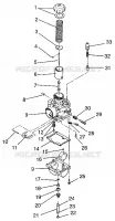 CARBURATORE WIDETRAK LX 0972065 AND  EUROPEAN WIDETRAK LX E972065 (4938223822C011)
