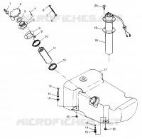CARBURANTE TANK SL 780 B974088 and Intl. SL 780 I974088 (4940924092A009)