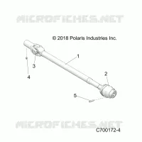 DRIVE TRAIN, FRONT PROP ALBERO